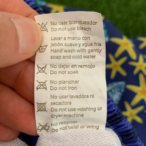 Palmacea men’s starfish and seashell print swim trunks short size X-Large - Picture 8 of 8